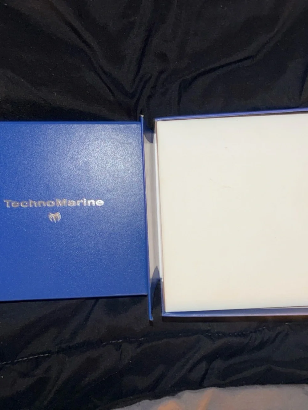 Technomarine GoldTone cruiser star 45m Watch with Black Strap diamond Moisannite